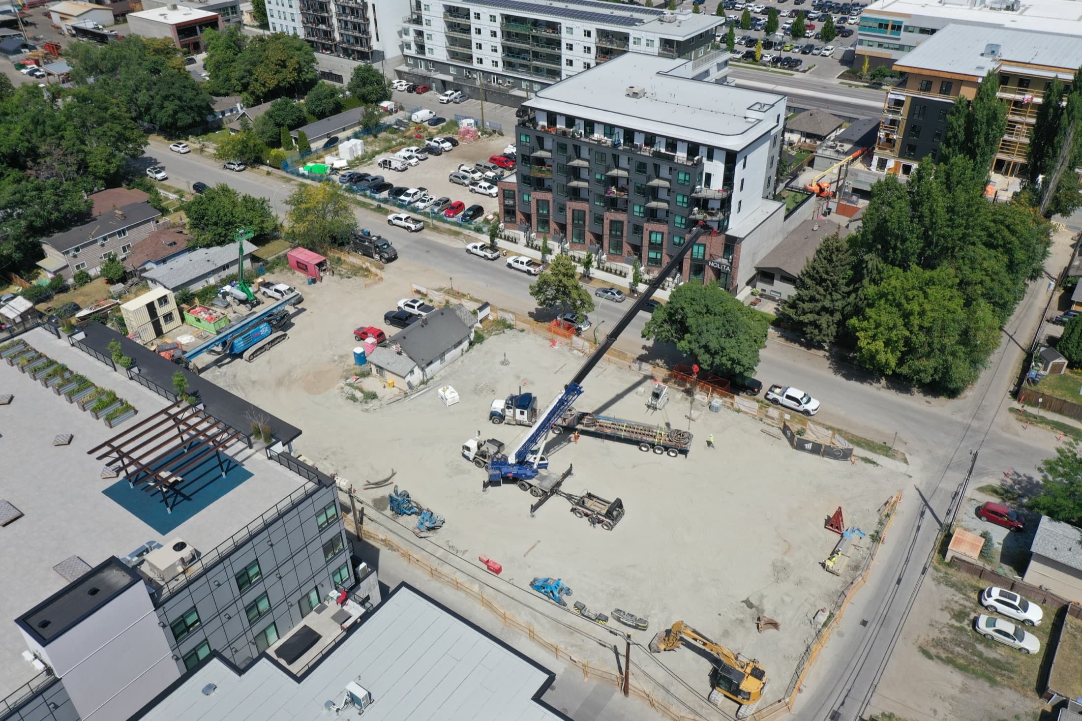 Hall Construction — Bitthawk drone photography